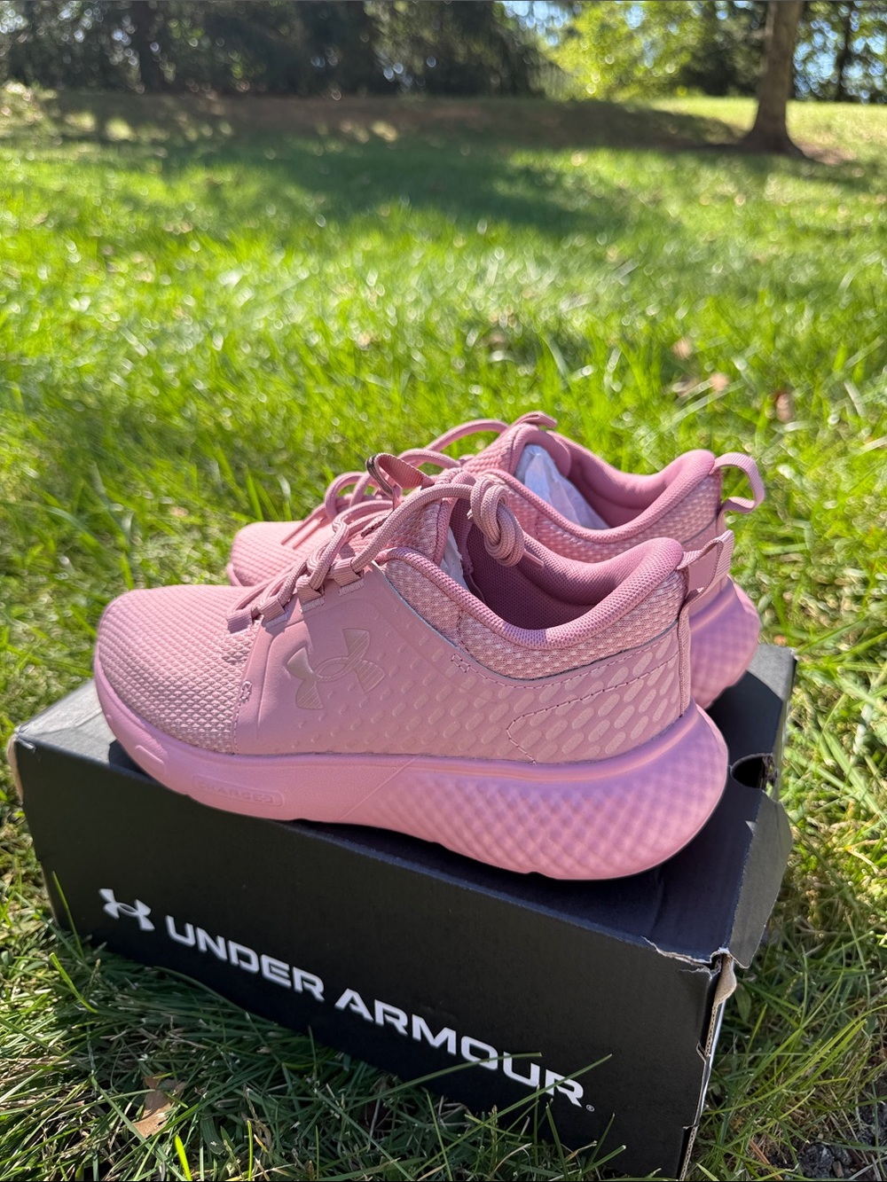 NWB- Under Armour Women’s Pink Lightweight Training Sneakers - Picture 7 of 9